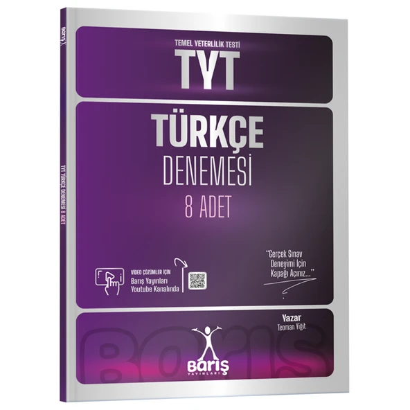Barış Yayınları TYT Türkçe Denemesi 8 Adet