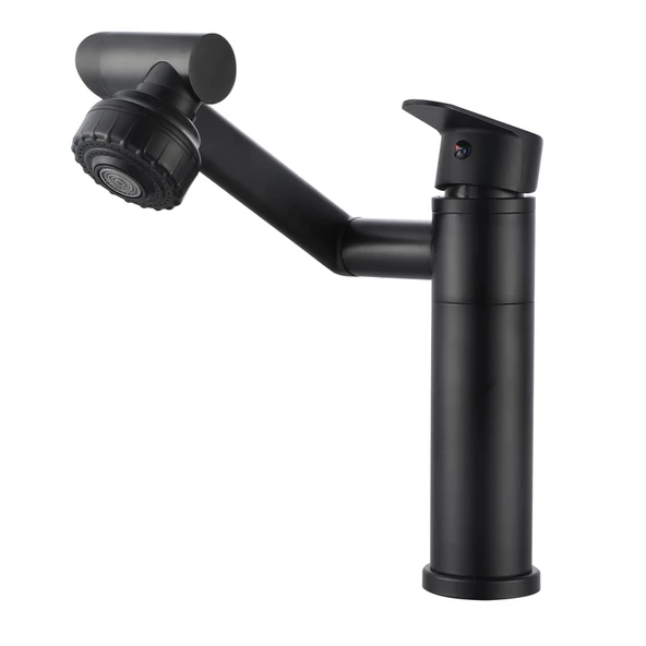 FLEKO AHTAPOT BLACK LAVABO BATARYASI SİYAH