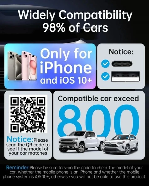 Luckymore Kablosuz Carplay Adaptörü - 2