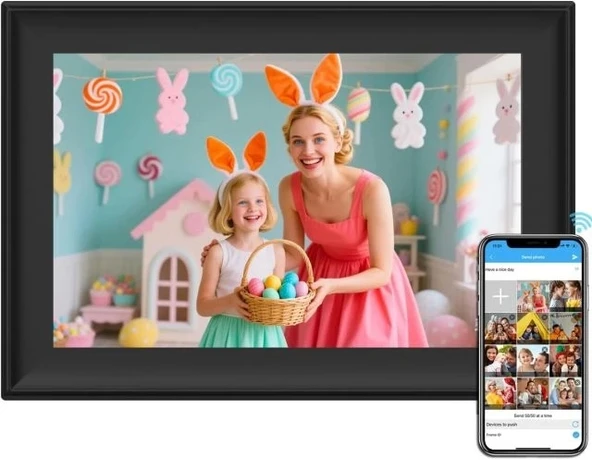 Dxmart 32GB SSA 10.1 inç Dijital Fotoğraf Çerçevesi 10.1 inç 2.0