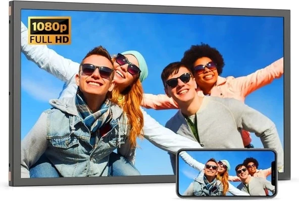 Fullja 21,5 inç Dijital Resim Çerçevesi - Large 32 GB