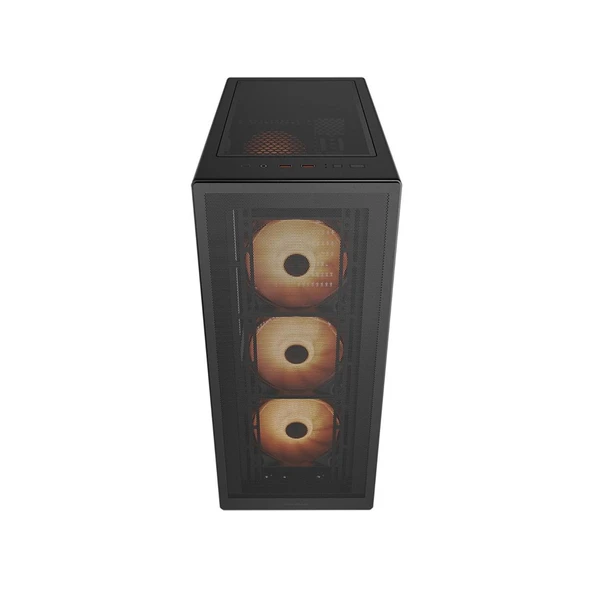 COUGAR MX220 650W 80Plus 4X RGB Fanlı USB 3.2/Type C Siyah Mesh Gaming Kasa-CGR-2AC8B-RGB - 2