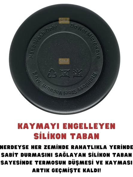 Beşiktaş 650ml Lisanslı Çift Katlı Paslanmaz Çelik Termos  Hediye Kutulu - 3