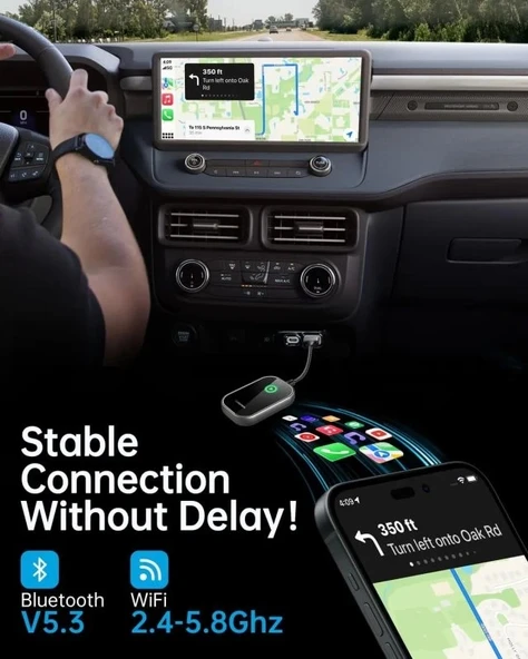 Luckymore Kablosuz Carplay Adaptörü - 5