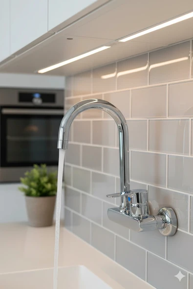 Gms OMG106 Duvardan Aplike Mutfak Bataryası ürün görseli 1