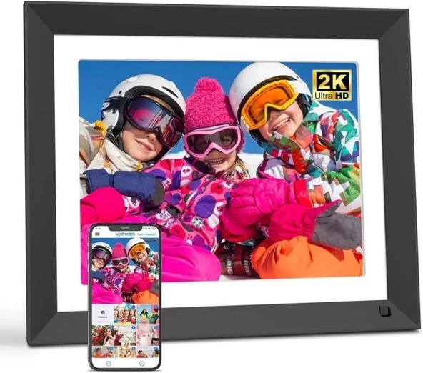 Fullja 11 inç Dijital WİFİ Fotoğraf Çerçevesi 11 inç/Siyah