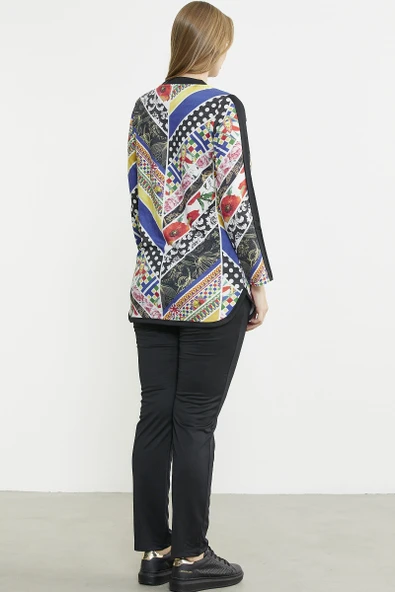 Hakim Yaka Rahat Kalıp Takım - Siyah - Resim 5