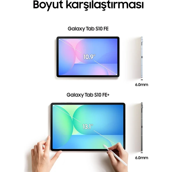 Galaxy Tab S10 FE+ 8GB 128GB SM-X620 (Samsung Türkiye Garantili) - 5