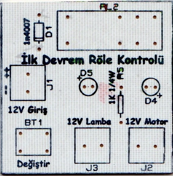 İlk Devrem Röle Kontrolü - Kendin Yap Kiti - 2