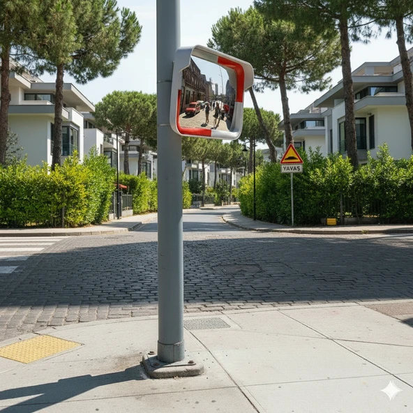 Dikdörtgen Trafik - Güvenlik Aynası 40 x 60 cm ürün görseli 1