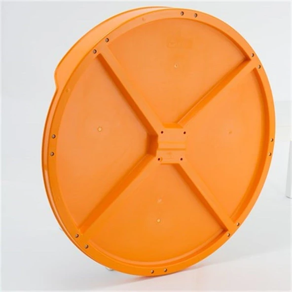 Otopark ve Yol Güvenliği İçin 80 cm Ayna / Flanşlı 2.5 m Direk Seti - 4