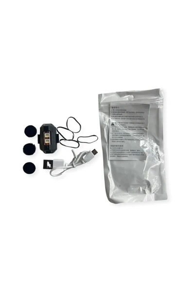 2 Adet Wozlo Motor Drone Uçak Kanadı Led Şarjlı Kablosuz Mini Led Çakarlı Lamba-A27 2 adet - 4