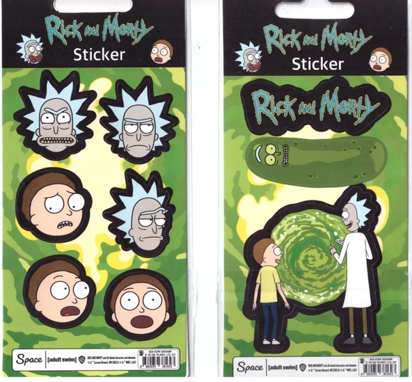 RICK&MORTY RICK&MORTY STICKER STC-381693
