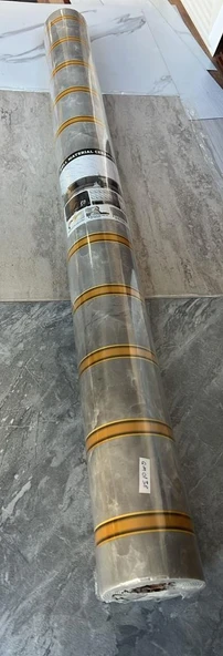 120cmx300cm Tek Parça Yapışkanlı Rulo Gold Mermer Desenli Gri Duvar Paneli Kağıdı Silivri QM0138 - 7