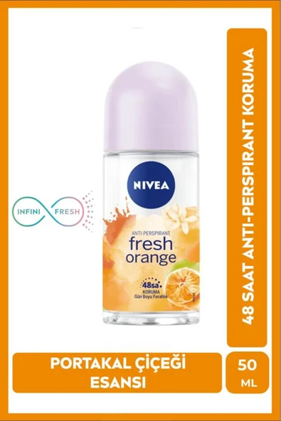 Nivea Fresh Orange Kadın Roll-On Deodorant 50 ML x 2