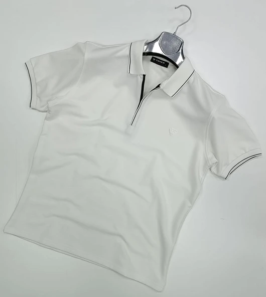 Gewer Slim Fit Erkek Kısa Kol Polo Yaka Tshirt - 7317