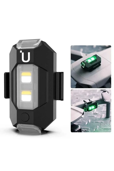 Wozlo 6 Adet Motor Drone Uçak Kanadı Lı Led Şarjlı Kablosuz Mini 6 Adet- A27-6 Adet - 2