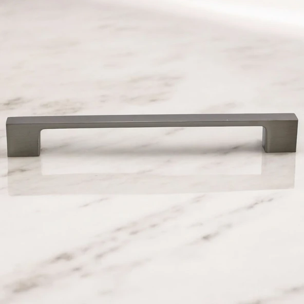 Mobilya Mutfak Çekmece Dolap Dolabı Kapak Kulbu Kulpu Kulpları (192 mm - 19.2 cm) İnox Metal Kulp - Resim 3