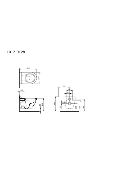 Tao Asma Klozet Mat Antrasit 1012-020-0128 Kapak Dahil - 2