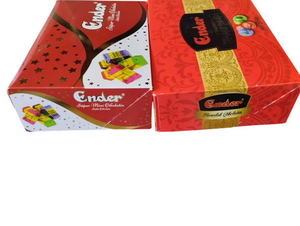 Ender Mini Yuvarlak Çikolatin 1 KG + Ender Mini Baton Çikolata 1 KG