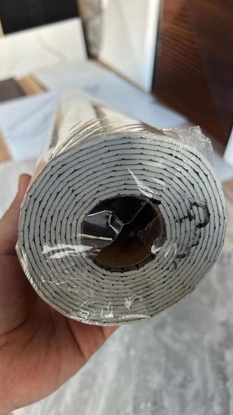 120cmx300cm Tek Parça Yapışkanlı Rulo Gold Mermer Desenli Gri Duvar Paneli Kağıdı Silivri QM0138 - 5