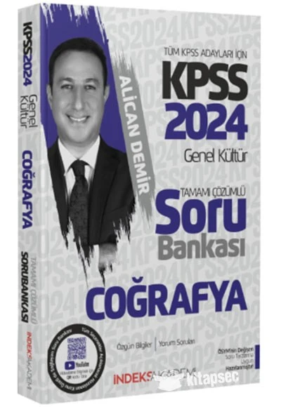 KPSS Coğrafya Soru Bankası Çözümlü İndeks Akademi