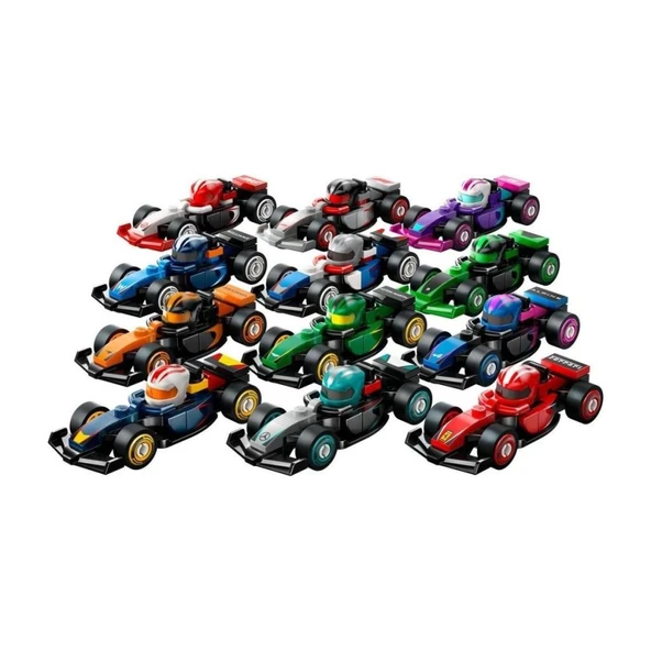 Minifigures 71049 F1 Race Cars : Tam Set  (12 ADET)