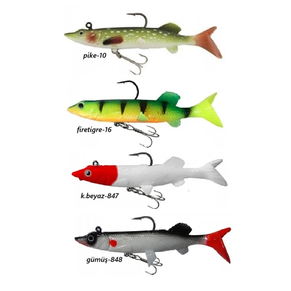 Effe Sasi Turna 14cm 40gr Suni Silikon Yem ürün görseli 1