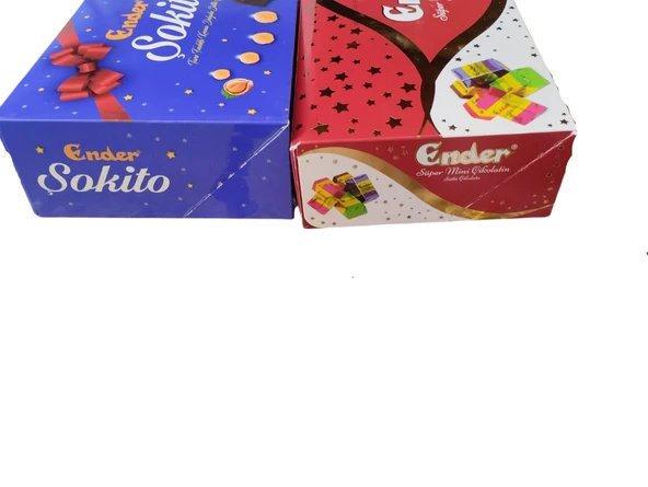 Ender Şokito Tane Fındıklı Çikolata 1 KG + Ender Mini Çikolatin Baton 1 KG