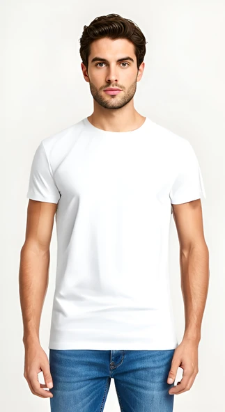 Baymen Yüksek Kalite %100 Pamuk Esnek Bol Tshirt - 6