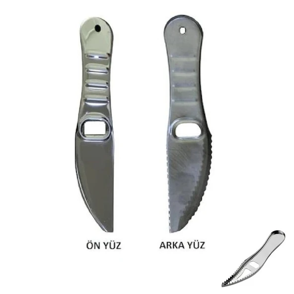Effe Balık Pulu Temizleme Aparatı 19 cm
