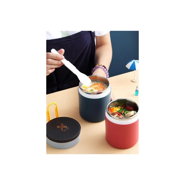 Vagon Çelik Lunch Box 450 Ml Yeşil - 4