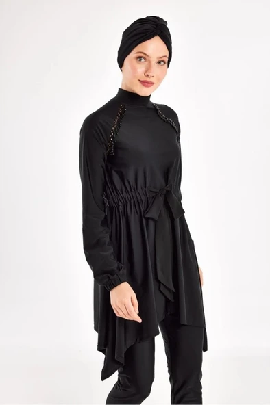 Adasea 251124 Belinda Tam Boy Tasarım Tesettür Mayo - Resim 10