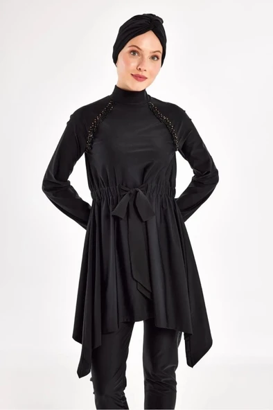 Adasea 251124 Belinda Tam Boy Tasarım Tesettür Mayo - Resim 6