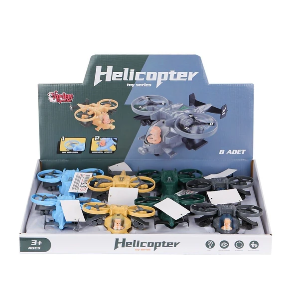 MXT-3616 Sürtmeli Askeri Helikopter - 1 Adet Stokta Olan Gönderilir