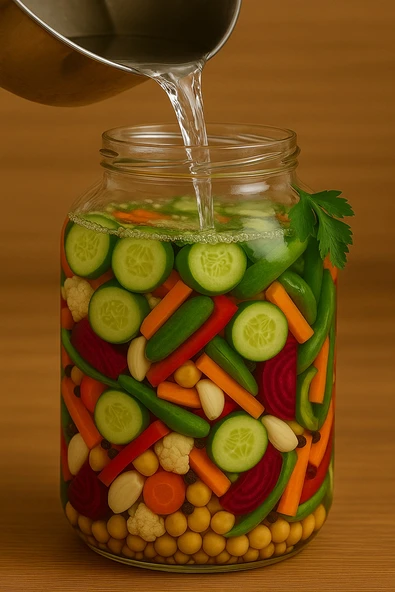 Girist Büyük Boy Tutma Kollu Cam Kavanoz 8 Lt - 4