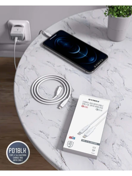 Umut Bilşim Teknolojileri _ Pd18lk 18w Pd Type-c To Lightning Kablo (type-c To Lightnin Kablo)