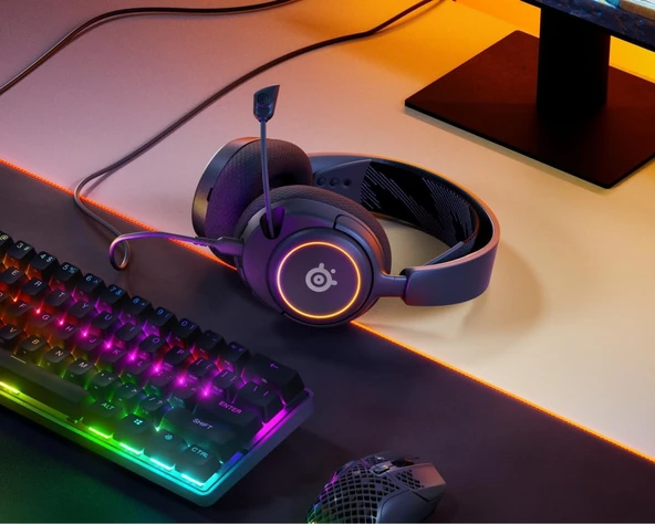 SteelSeries Arctis Nova 3 RGB Kablolu Kulak Üstü Oyuncu Kulaklığı - 2