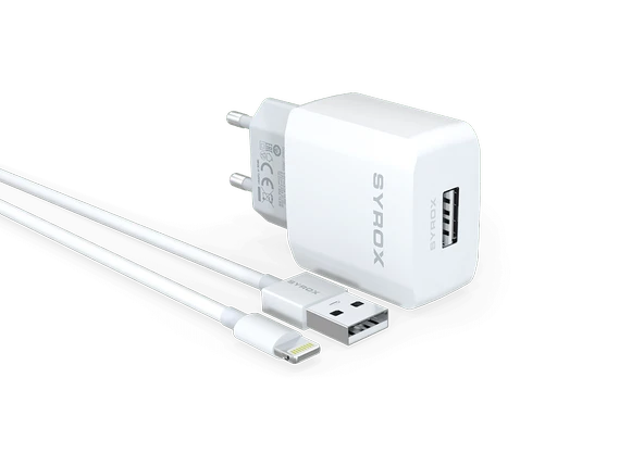 1.6A Ayfon Şarj Aleti Cihazı Lightning Apple iPhone Seyahat Şarj & Data Seti J46