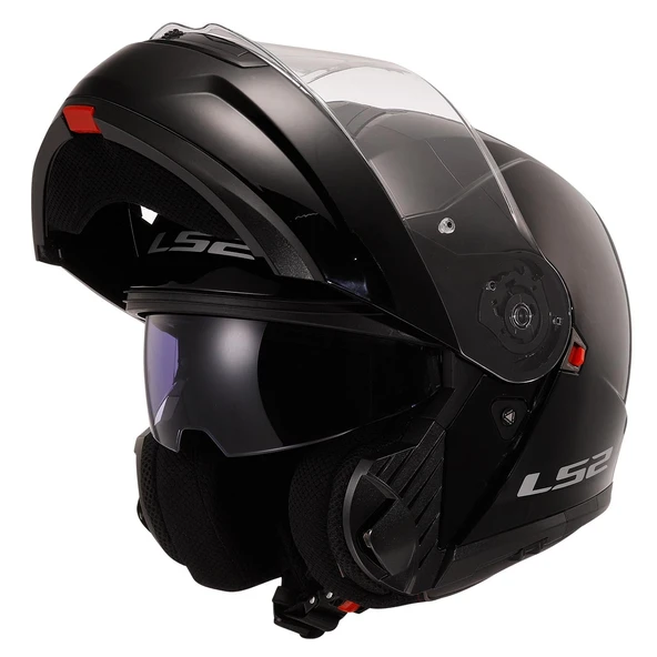 LS2 STROBE 2 SİYAH KASK - 6