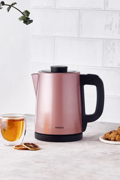 Karaca Tea Break Rose Gold 1650 W Çelik Demlikli Çay Makinesi - 2