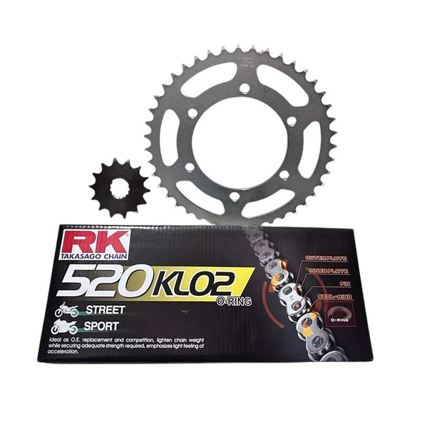 Yamaha YZF R25 RK Zincir Dişli Seti