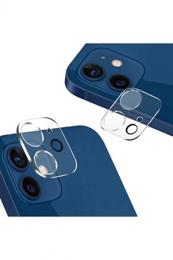 Casestore Iphone 12 Pro Max Uyumlu Kamera Koruyucu -9d Kırılmaz Cam Lens Koruma