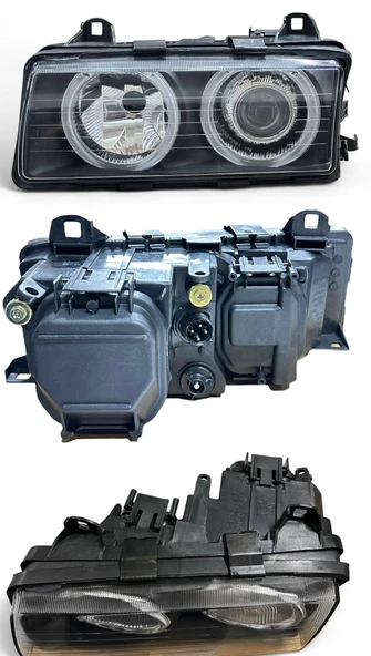KOMPLE FAR SOL (KRISTAL SIYAH MERCEKLI) BMW E36  91>98 ürün görseli 1