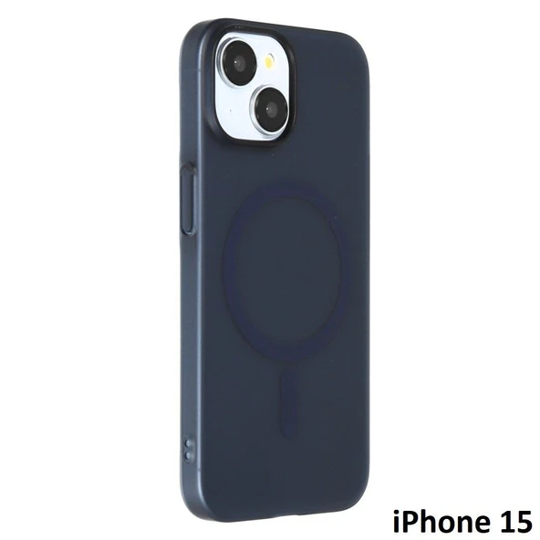 İphone 15 Tuna Buzlu Sert İnce Magsafe Telefon Kılıfı - Resim 4