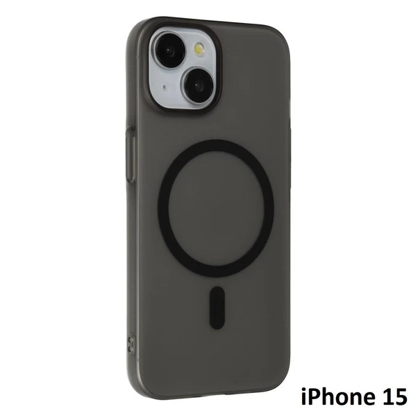 İphone 15 Tuna Buzlu Sert İnce Magsafe Telefon Kılıfı - Resim 8