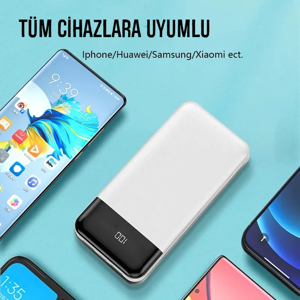 30000 mAh 22.5W Hızlı Şarj Özellikli Taşınabilir Şarj Cihazı MacSafe Özellikli - 5