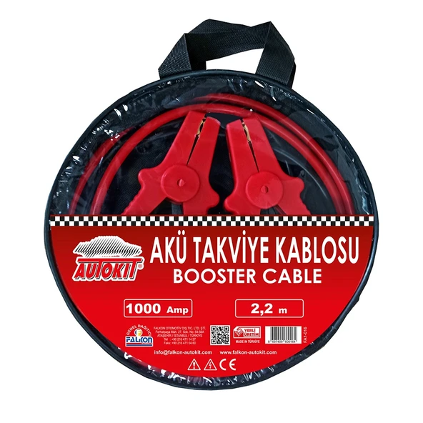 Autokit Takviye Kablosu 1000A - 2