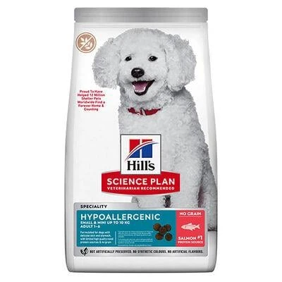 Hill's SCIENCE PLAN Hipoalerjenik Somonlu Küçük ve Mini Irk Tahılsız Yetişkin Köpek Maması 1,5Kg