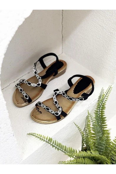 Guja 25Y122-5 Kadın Sandalet Siyah 36-41